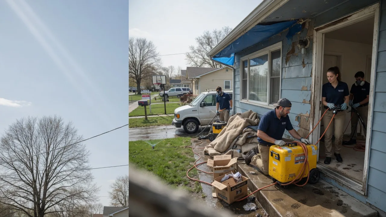 Basement Flood Cleanup in South Whitley, IN near me